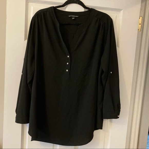 Zac and Rachel Blouse with rhinestone buttons - Picture 1 of 6